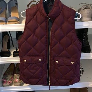 J crew puffer vest